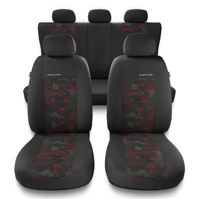 Cungko Sitzbezüge Auto Set Zubehör für Nissan-Note/Nissan-micra