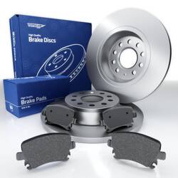 Bremsbeläge + Bremsscheiben für Audi A6 C6 Avant, Limousine (2004-2011) - Tomex - TX 13-95 + TX 72-92 (Hinterachse)