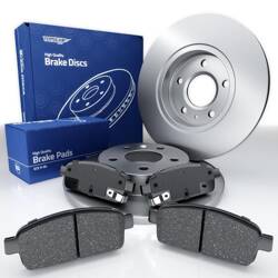 Bremsbeläge + Bremsscheiben für Chevrolet Cruze I Hatchback, Kombi, Limousine (2009-2015) - Tomex - TX 16-52 + TX 72-65 (Hinterachse)