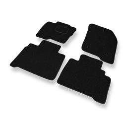 Fußmatten Auto für Ford S-Max II (2015-....) - Nadelfilzmatten schwarze Automatten Autoteppiche - DGS Autodywan