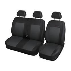 Universal Sitzbezüge Auto für Fiat Freemont (2011-2016) - Vordersitze  Autositzbezüge Schonbezüge - 2XL-B schwarz