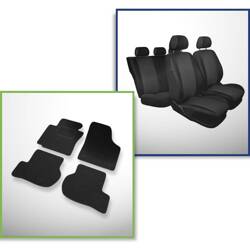 Set: filzteppiche + maßgeschneiderte sitzbezüge für Volkswagen Golf V Hatchback, Variant (2003-2009) – Practic