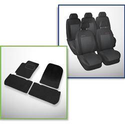 Set: teppiche aus velours + maßgeschneiderte sitzbezüge für Citroen Xsara Picasso MPV (1999-2010) – Elegance P-3