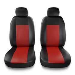 Sitzbezüge Auto für Alfa Romeo 156 I, II (1997-2007) - Vordersitze Autositzbezüge Set Universal Schonbezüge - Auto-Dekor - Comfort 1+1 - rot