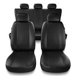 Sitzbezüge Auto für Citroen C4 I, II (2004-2017) - Autositzbezüge Universal Schonbezüge für Autositze - Auto-Dekor - Comfort - schwarz