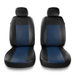 Sitzbezüge Auto für Fiat Stilo (2001-2007) - Vordersitze Autositzbezüge Set Universal Schonbezüge - Auto-Dekor - Comfort 1+1 - blau