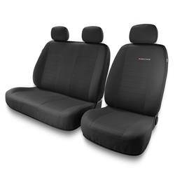 Sitzbezüge Auto für Iveco Daily II, III, IV, V, VI (1990-2019) -  Autositzbezüge Universal Schonbezüge für Autositze - Auto-Dekor - Elegance  2+1 - P-4 DG-0002