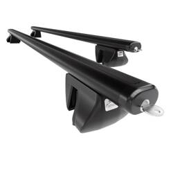 Alu-Dachträger für Citroen C4 Picasso mk I MPV (2007-2013) - schwarz Dachträger Dachgepäckträger - Amos - Alfa - Aero - Reling