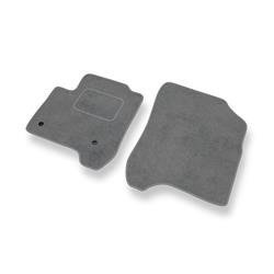 Fußmatten Auto für Citroen C3 Picasso (2008-2017) - Veloursmatten graue Automatten Autoteppiche - DGS Autodywan
