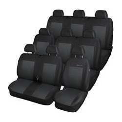 Maßgeschneiderte Sitzbezüge für Opel Vivaro Cargo (2001-2014) 9 Sitzer) - Autositzbezüge Schonbezüge für Autositze - Auto-Dekor - Elegance - P-3