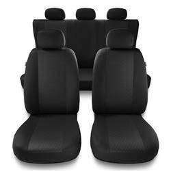 Sitzbezüge Auto für Hyundai Elantra III, IV, V, VI, VII (2000-....) - Autositzbezüge Universal Schonbezüge für Autositze - Auto-Dekor - Profi - grau