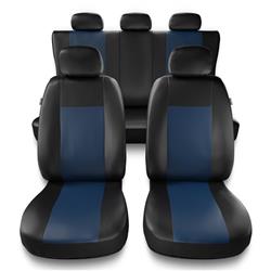 Sitzbezüge Auto für Kia Rio I, II, III, IV (2000-2019) - Autositzbezüge Universal Schonbezüge für Autositze - Auto-Dekor - Comfort - blau