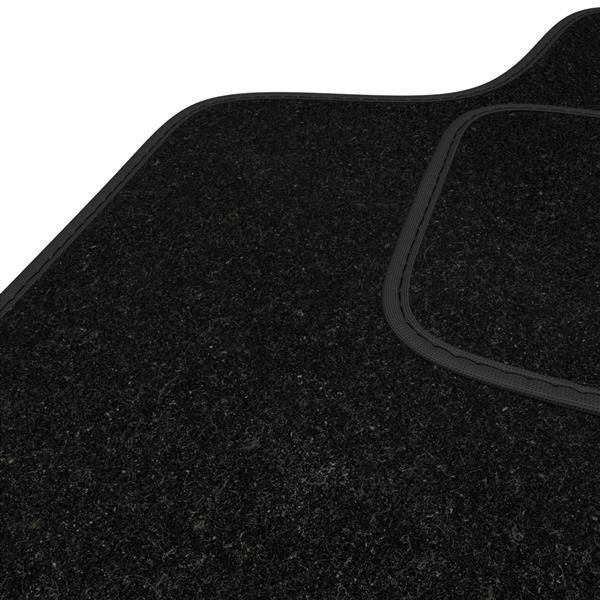 Fußmatten Auto für Audi A4 B9 (2015-.) - Nadelfilzmatten schwarze  Automatten Autoteppiche - DGS Autodywan
