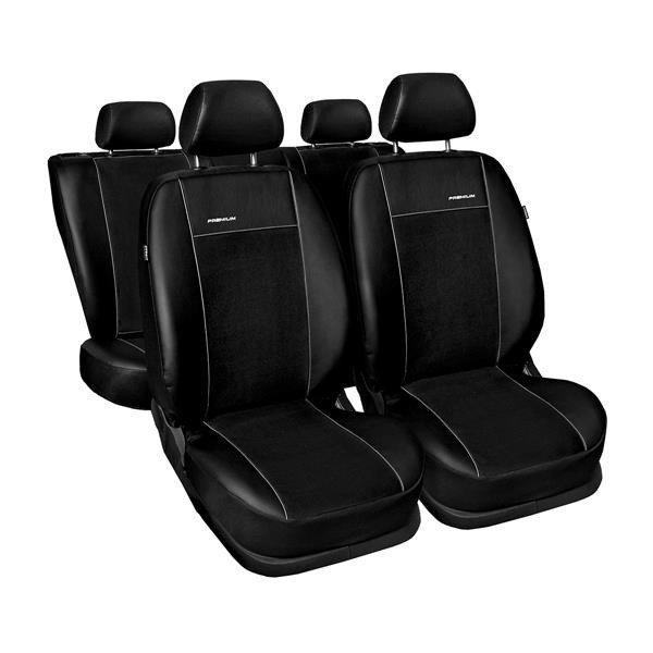 Maßgeschneiderte Sitzbezüge für Audi A4 B5 Avant (1994-2001) ) - Autositzbezüge  Schonbezüge für Autositze - Auto-Dekor - Premium - schwarz schwarz
