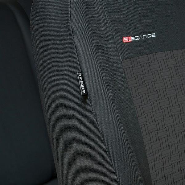 Maßgeschneiderte Sitzbezüge für Dacia Sandero II Hatchback (2012-2020) ) -  Autositzbezüge Schonbezüge für Autositze - Auto-Dekor - Elegance - P-1 P-1