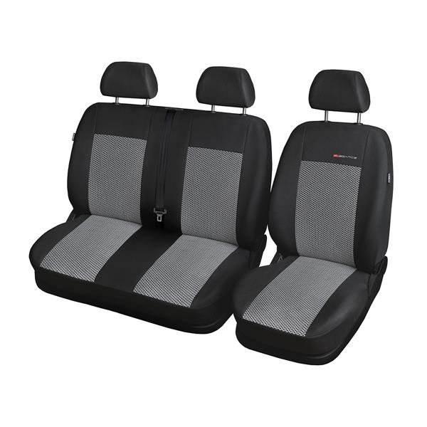Maßgeschneiderte Sitzbezüge für Ford Transit Custom Van (2012-.) nur  vordere Sitze) - Autositzbezüge Schonbezüge für Autositze - Auto-Dekor -  Elegance - P-2 P-2