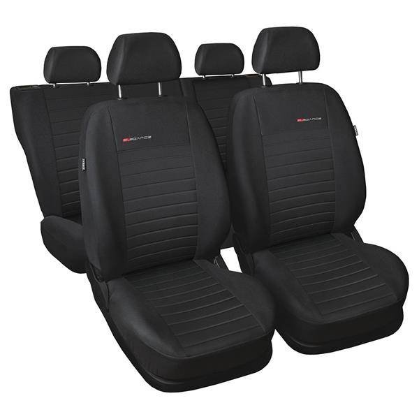 Auto Sitzbezug Set Aus Rotem Polyester Gewebe, Airbag-kompatibel