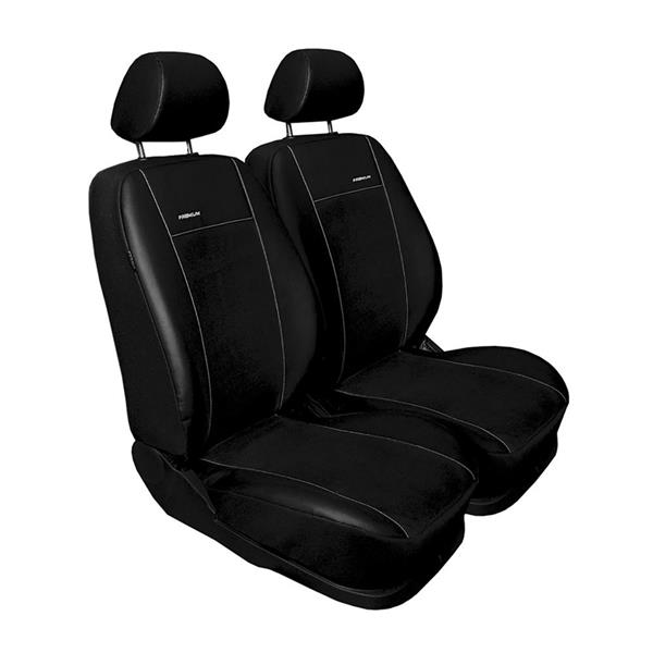 Maßgeschneiderte Sitzbezüge für Peugeot Partner II Van (2008-2019) nur  vordere Sitze) - Autositzbezüge Schonbezüge für Autositze - Auto-Dekor -  Premium - schwarz schwarz