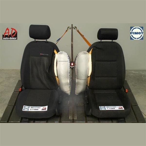 Maßgeschneiderte Sitzbezüge für Toyota Aygo Hatchback (2005-2014) ) -  Autositzbezüge Schonbezüge für Autositze - Auto-Dekor - Elegance - P-1 P-1