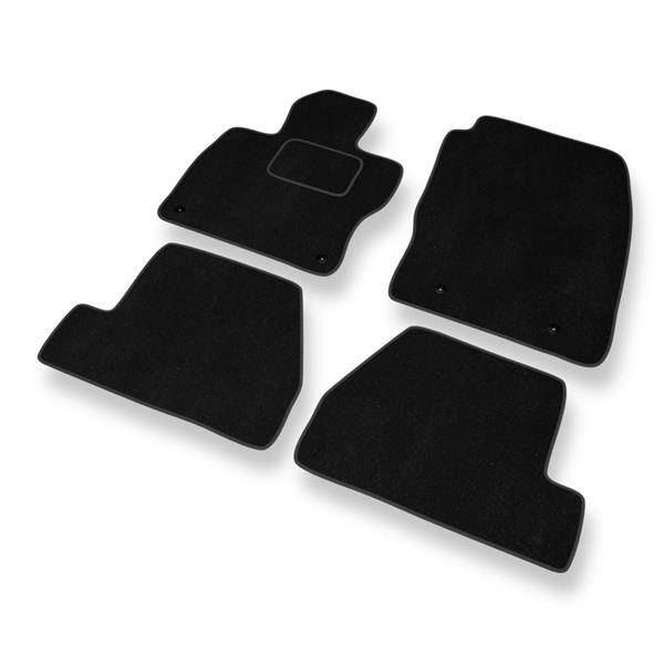 Set: teppiche aus velours + maßgeschneiderte sitzbezüge für Ford Focus III  Hatchback, Kombi, Limousine (2011-2018) – Elegance P-4 - Bezug für die  hintere Armlehne