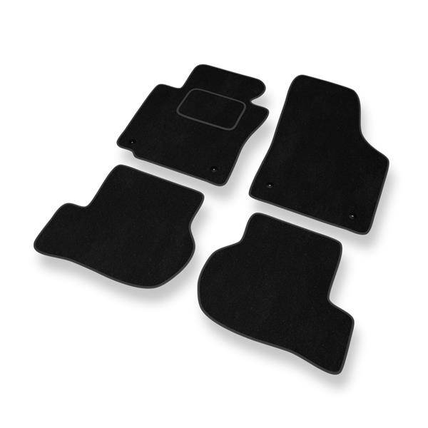 Set: teppiche aus velours + maßgeschneiderte sitzbezüge für Seat Leon II  Hatchback (2005-2012) – Elegance P-1