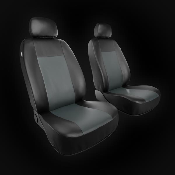 Sitzbezüge Auto für BMW 4er (2013-2019) - Vordersitze Autositzbezüge Set  Universal Schonbezüge - Auto-Dekor - Comfort 1+1 - grau DG-0074