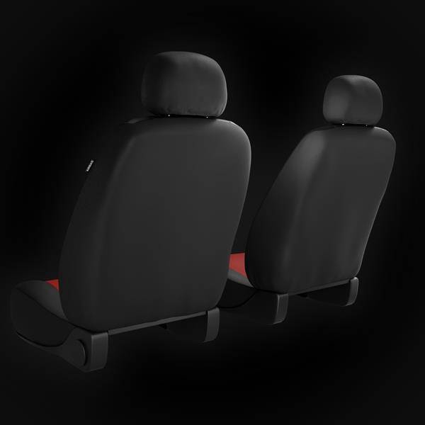 Sitzbezüge Auto für Citroen C-Elysee (2013-2019) - Vordersitze  Autositzbezüge Set Universal Schonbezüge - Auto-Dekor - Comfort 1+1 - rot  rot