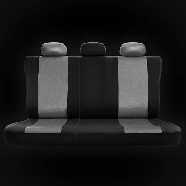 Sitzbezüge Auto für Daewoo Leganza (1997-2002) - Autositzbezüge Universal  Schonbezüge für Autositze - Auto-Dekor - Tuning - silbern silbern
