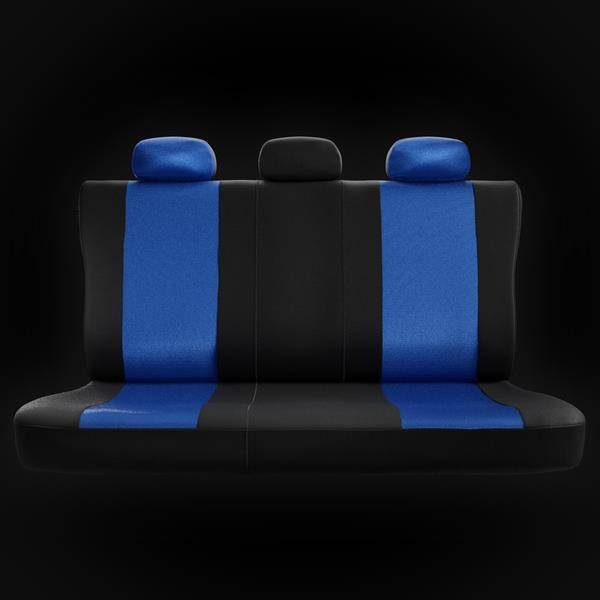 Sitzbezüge Auto für Fiat Cinquecento (1991-1998) - Autositzbezüge Universal  Schonbezüge für Autositze - Auto-Dekor - Tuning - blau DG-0007