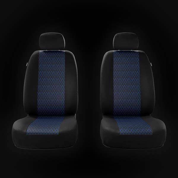 Sitzbezüge Auto für Kia Ceed I, II, III (2006-2019) - Autositzbezüge  Universal Schonbezüge für Autositze - Auto-Dekor - Profi - blau DG-0007