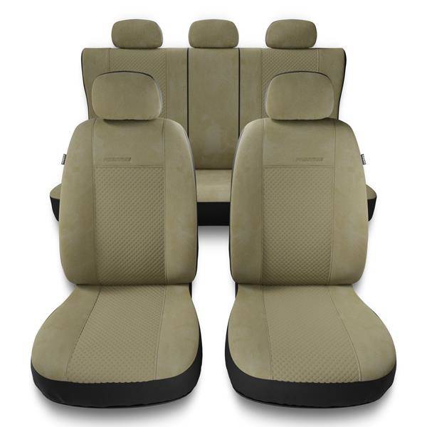 Sitzbezüge Auto für Kia Optima I, II (2010-2019) - Autositzbezüge Universal  Schonbezüge für Autositze - Auto-Dekor - Prestige - beige beige