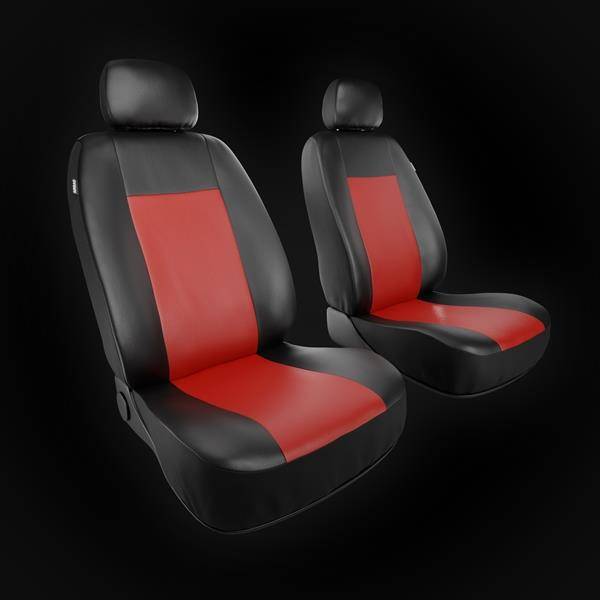 Sitzbezüge Auto für Mercedes-Benz A Klasse W168, W169 (1997-2012) -  Vordersitze Autositzbezüge Set Universal Schonbezüge - Auto-Dekor - Comfort  1+1 - rot rot