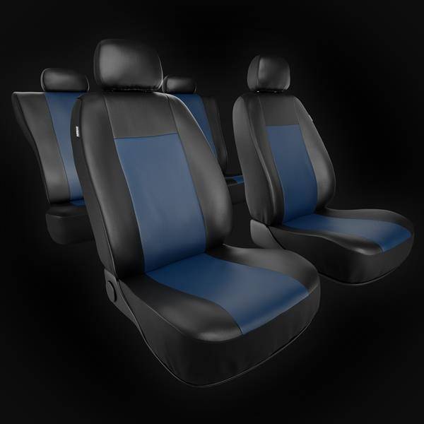 Sitzbezüge Auto für Mercedes-Benz E Klasse W210, W211 (1995-2009) -  Autositzbezüge Universal Schonbezüge für Autositze - Auto-Dekor - Comfort -  blau DG-0007