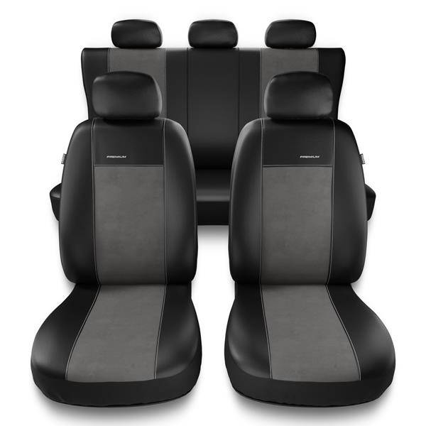 Hochwertige Sitzbezüge für Seat Ibiza (Schwarz-Grau) - RoyalClass