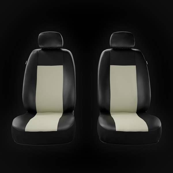 Auto-Sitzbezüge Kunst-Leder Beige Sitzbezug