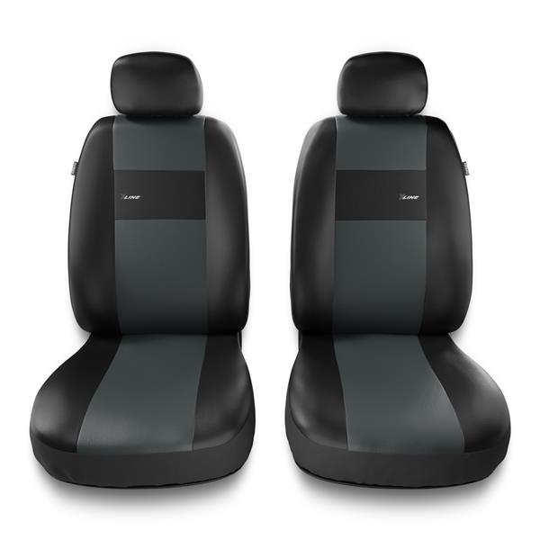 Sitzbezüge Auto Leder Autositzbezüge Universal Set für Peugeot 107
