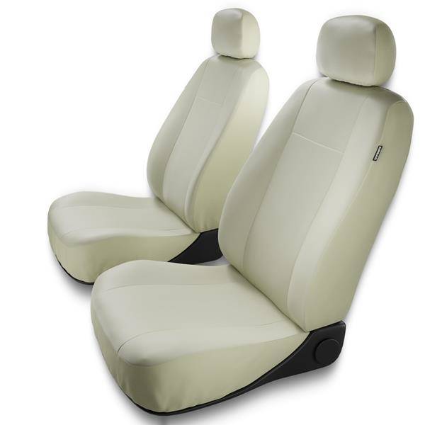 Sitzbezüge Auto für Peugeot 2008 (2013-2019) - Autositzbezüge Universal  Schonbezüge für Autositze - Auto-Dekor - Comfort Plus - beige