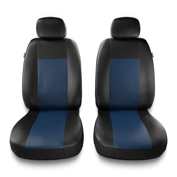 Sitzbezüge Auto für Seat Arona (2017-2019) - Vordersitze Autositzbezüge Set  Universal Schonbezüge - Auto-Dekor - Comfort 1+1 - blau DG-0007