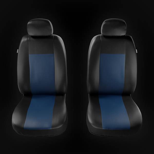 Sitzbezüge Auto für Seat Arona (2017-2019) - Vordersitze Autositzbezüge Set  Universal Schonbezüge - Auto-Dekor - Comfort 1+1 - blau DG-0007