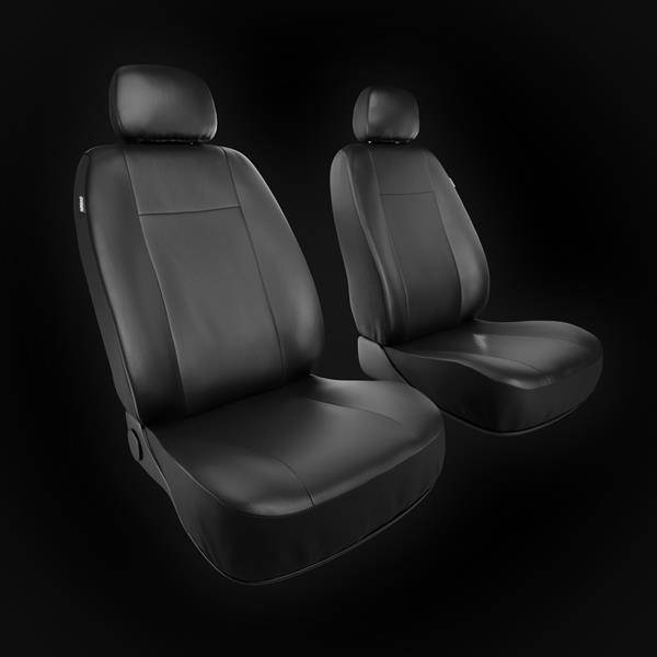 Sitzbezüge Auto für Skoda Fabia I, II, III (1999-2019) - Vordersitze  Autositzbezüge Set Universal Schonbezüge - Auto-Dekor - Comfort 1+1 -  schwarz schwarz
