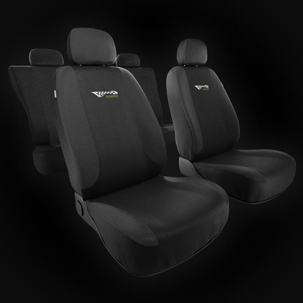 Sitzbezüge Auto für Skoda Karoq (2017-2019) - Autositzbezüge Universal  Schonbezüge für Autositze - Auto-Dekor - Tuning - dunkelgrau dunkelgrau