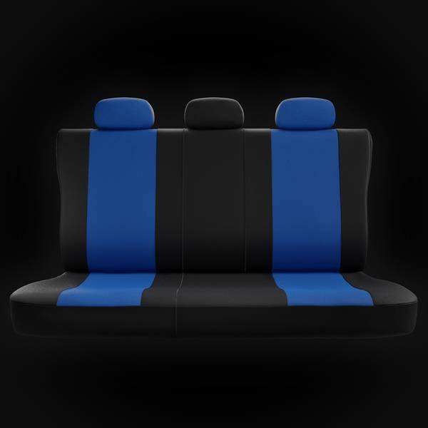 Sitzbezüge Auto für Skoda Karoq (2017-2019) - Autositzbezüge Universal  Schonbezüge für Autositze - Auto-Dekor - Profi - blau DG-0007