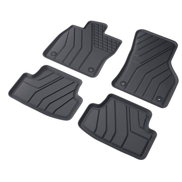 TPE Fußmatten Auto für Seat Leon IV Hatchback, Sportstourer (2020-.) -  schwarz Automatten Autoteppiche - Amal Plast - SPART line