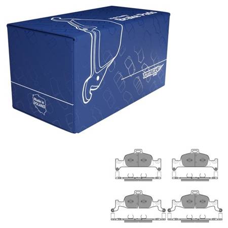 Bremsbeläge für Audi A6 C8 Kombi, Limousine (2018-....) - Tomex - TX 18-22 (Vorderachse)