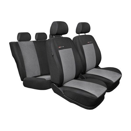 Maßgeschneiderte Sitzbezüge für Skoda Fabia III Hatchback, Kombi (2014-2021) 2. Reihe - Sitz und Lehne nicht geteilt) - Autositzbezüge Schonbezüge für Autositze - Auto-Dekor - Elegance - P-2