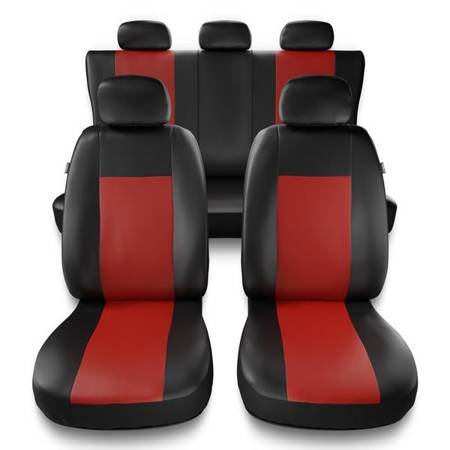 Sitzbezüge Auto für Alfa Romeo GT II (2003-2010) - Autositzbezüge Universal Schonbezüge für Autositze - Auto-Dekor - Comfort - rot
