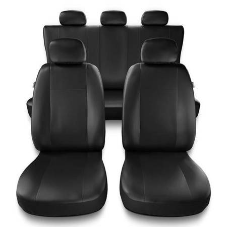 Sitzbezüge Auto für Alfa Romeo Stelvio (2017-2019) - Autositzbezüge Universal Schonbezüge für Autositze - Auto-Dekor - Comfort - schwarz