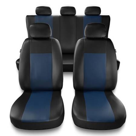 Sitzbezüge Auto für Fiat Stilo (2001-2007) - Autositzbezüge Universal Schonbezüge für Autositze - Auto-Dekor - Comfort - blau