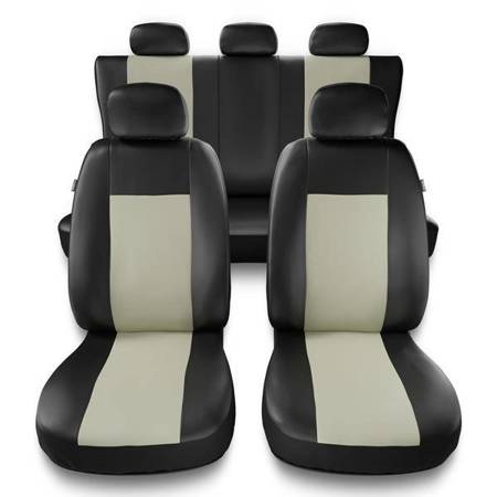 Sitzbezüge Auto für Hyundai Lantra I, II (1991-2001) - Autositzbezüge Universal Schonbezüge für Autositze - Auto-Dekor - Comfort - beige