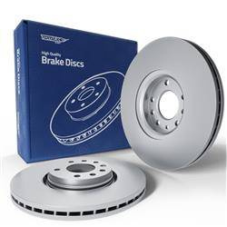 2x Bremsscheiben für Opel Astra H Coupé, Hatchback, Cabriolet, Kombi (2004-2014) - belüftet - 308mm - Tomex - TX 72-03 (Vorderachse)